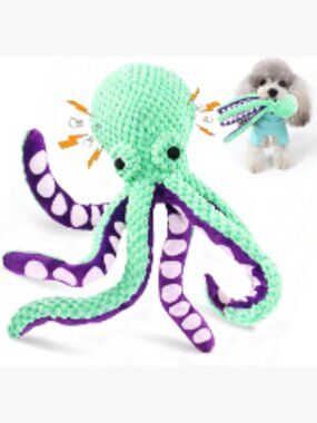 Large Squeaky Plush Dog Toy with Soft Fabric for Companionship and Training